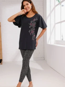 Longshirt mit Ethno-Druck