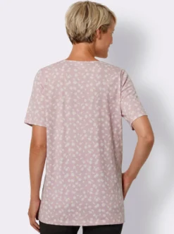 Longshirt mit floralem Druck