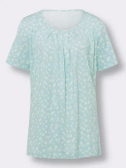 Longshirt mit floralem Druck