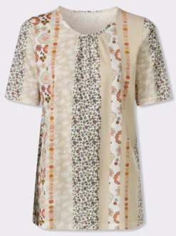 Longshirt mit Halbarm