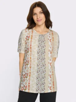 Longshirt mit Halbarm