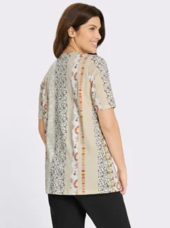 Longshirt mit Halbarm