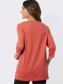 Longshirt mit Herz-Motiv