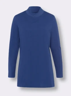 Longshirt mit hohen Seitenschlitzen