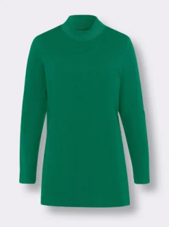 Longshirt mit hohen Seitenschlitzen