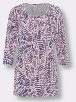 Longshirt mit Kellerfalte vorne