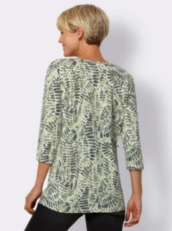 Longshirt mit Kellerfalte vorne