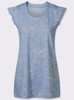 Longshirt mit kurzen Flügel-Ärmeln
