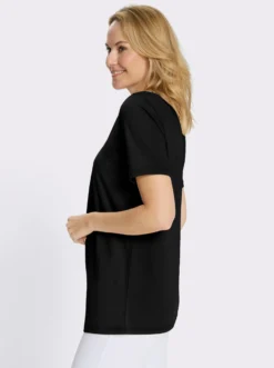 Longshirt mit Leo-Druck