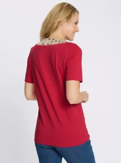 Longshirt mit Leo-Druck