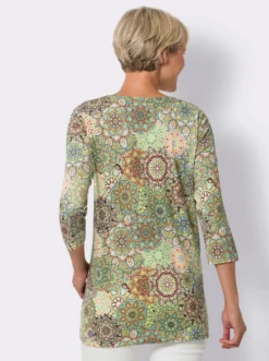 Longshirt mit Mandala-Elementen