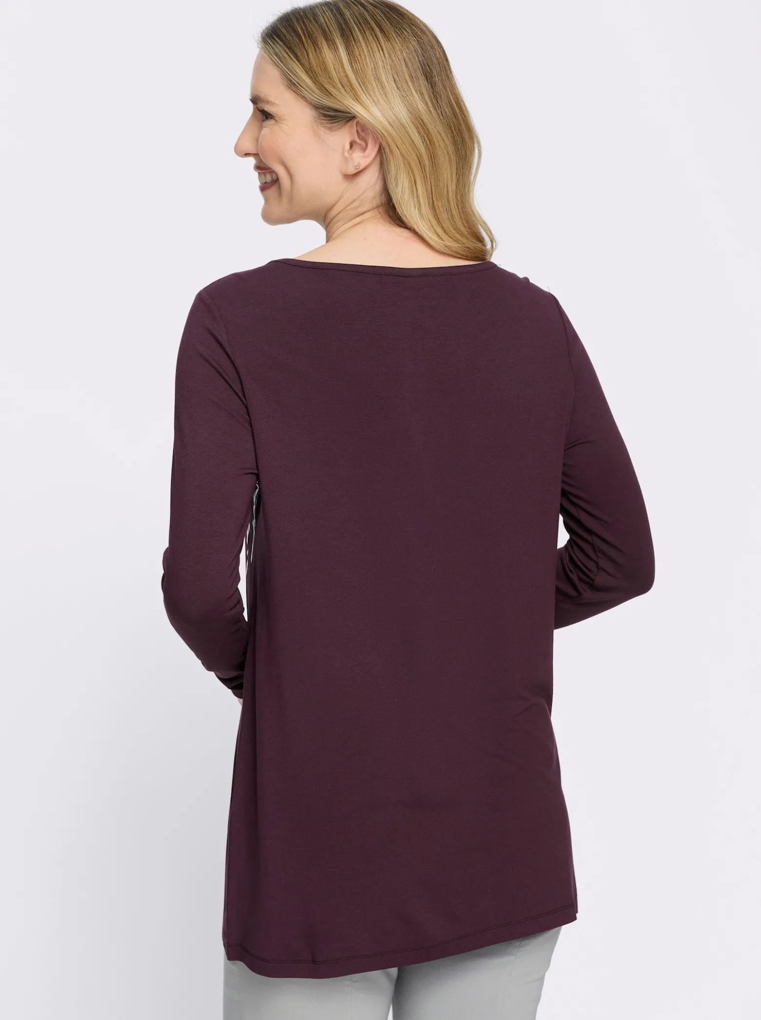 Longshirt mit Pailletten