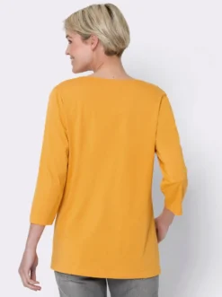 Longshirt mit Print vorne