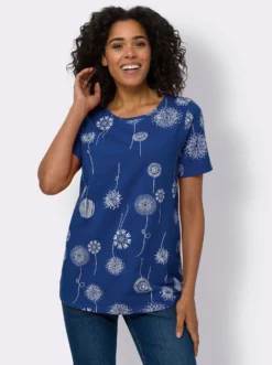 Longshirt mit Pusteblumen-Print