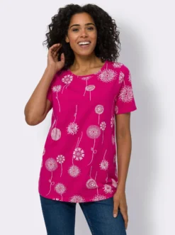 Longshirt mit Pusteblumen-Print