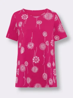 Longshirt mit Pusteblumen-Print