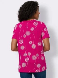 Longshirt mit Pusteblumen-Print