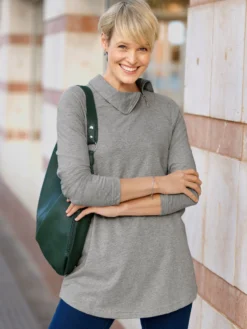 Longshirt mit Raglanärmeln