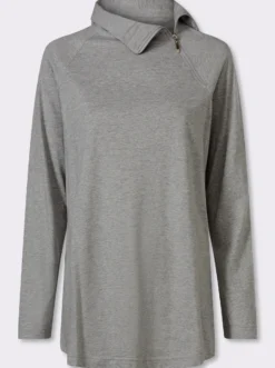 Longshirt mit Raglanärmeln