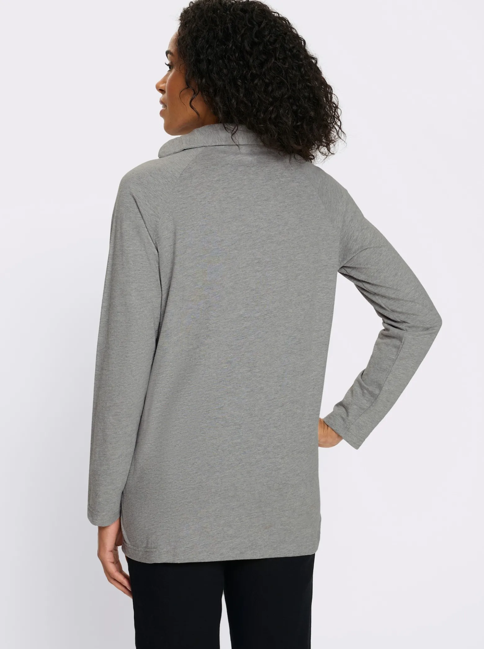 Longshirt mit Raglanärmeln
