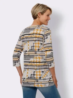 Longshirt mit 3/4-Ärmel