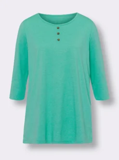 Longshirt mit 3/4-Ärmeln