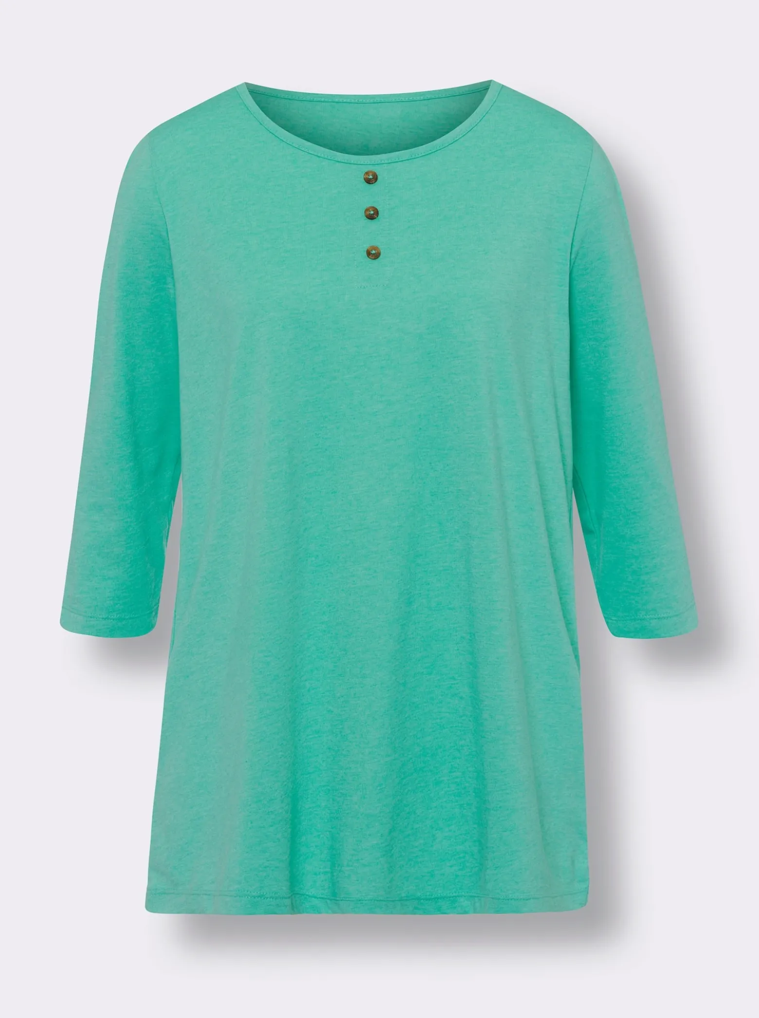 Longshirt mit 3/4-Ärmeln