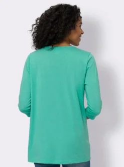 Longshirt mit 3/4-Ärmeln