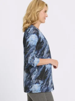 Longshirt mit 3/4-Ärmeln