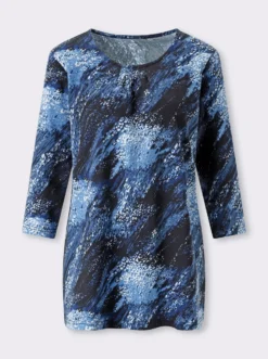 Longshirt mit 3/4-Ärmeln