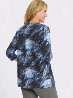Longshirt mit 3/4-Ärmeln