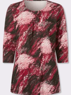 Longshirt mit 3/4-Ärmeln