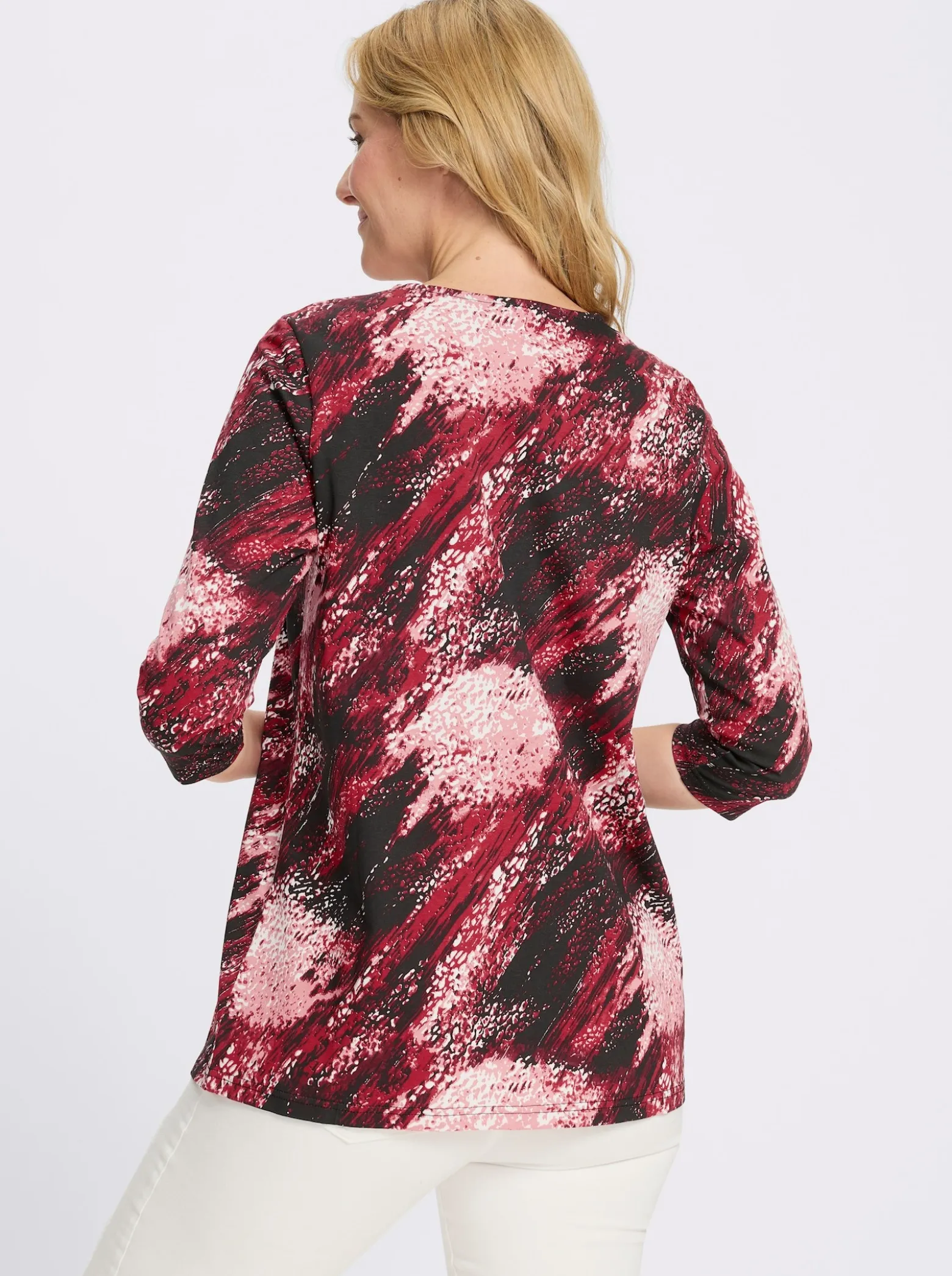 Longshirt mit 3/4-Ärmeln