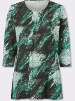 Longshirt mit 3/4-Ärmeln
