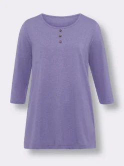 Longshirt mit 3/4-Ärmeln