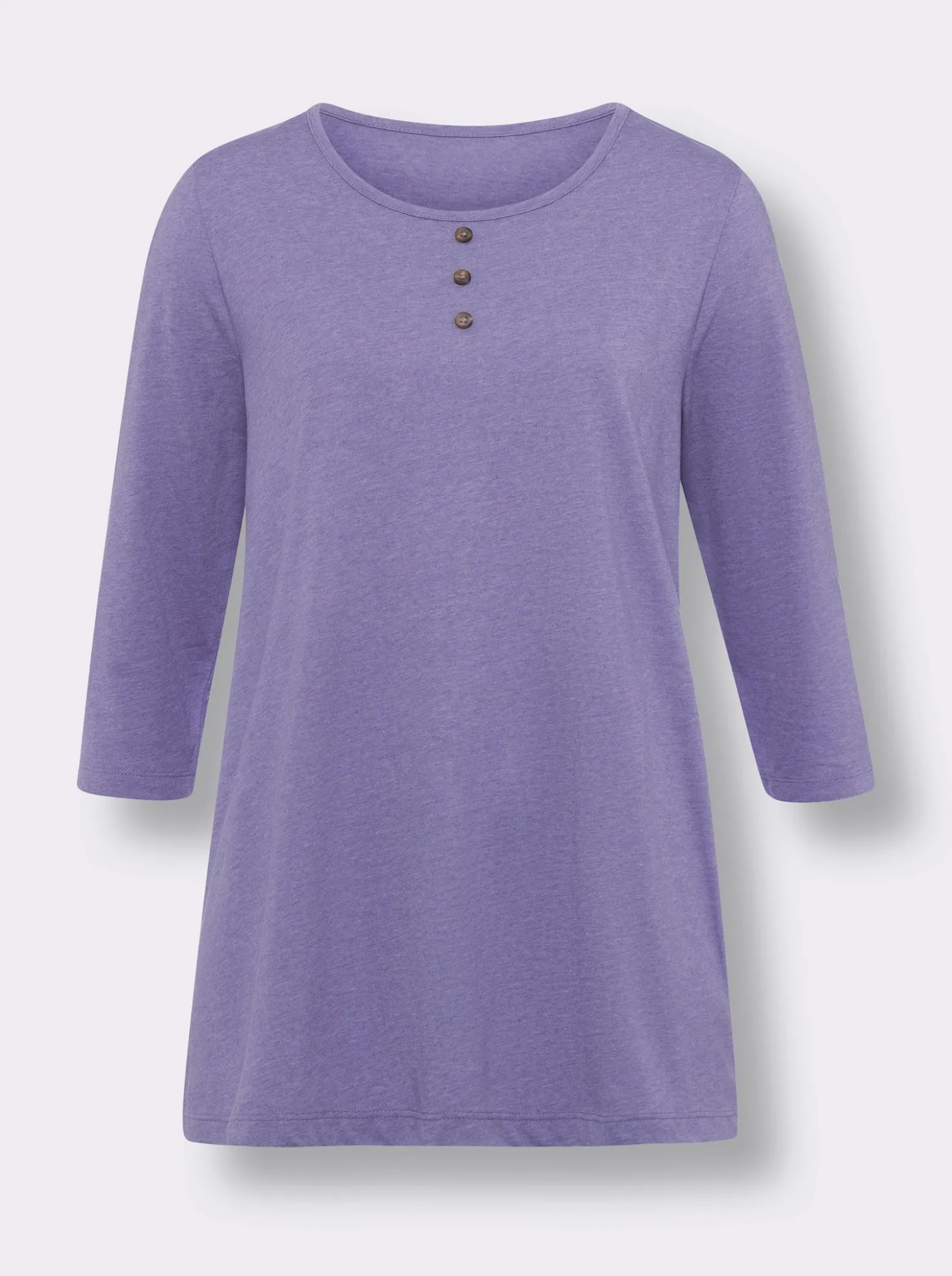 Longshirt mit 3/4-Ärmeln