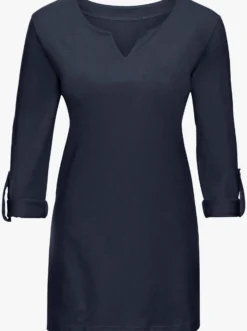 Longshirt mit Ärmeln zum Krempeln