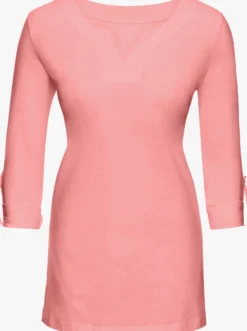 Longshirt mit Ärmeln zum Krempeln