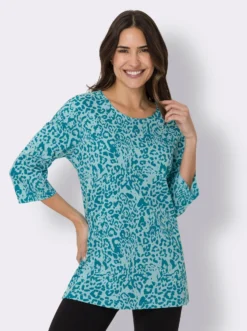 Longshirt mit Seitenschlitzen