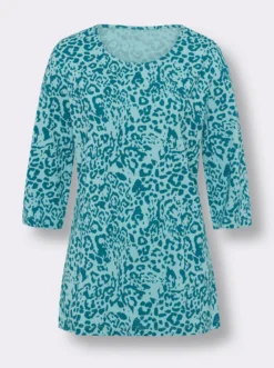 Longshirt mit Seitenschlitzen