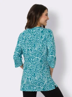 Longshirt mit Seitenschlitzen