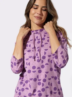 Longshirt mit Seitenschlitzen