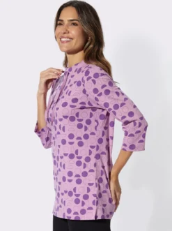 Longshirt mit Seitenschlitzen
