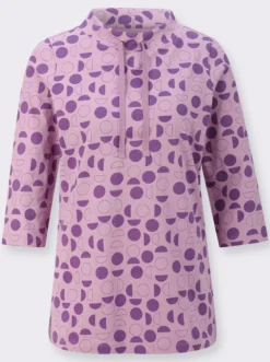 Longshirt mit Seitenschlitzen