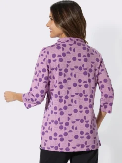 Longshirt mit Seitenschlitzen