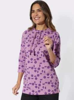 Longshirt mit Seitenschlitzen