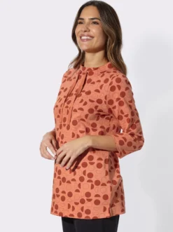 Longshirt mit Seitenschlitzen