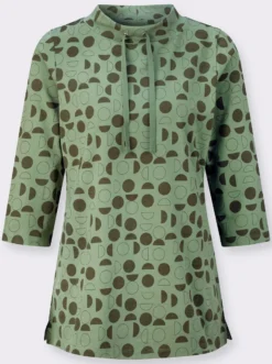 Longshirt mit Seitenschlitzen
