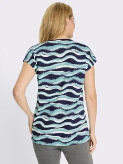 Longshirt mit Seitenschlitzen
