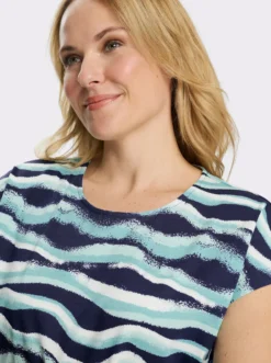 Longshirt mit Seitenschlitzen